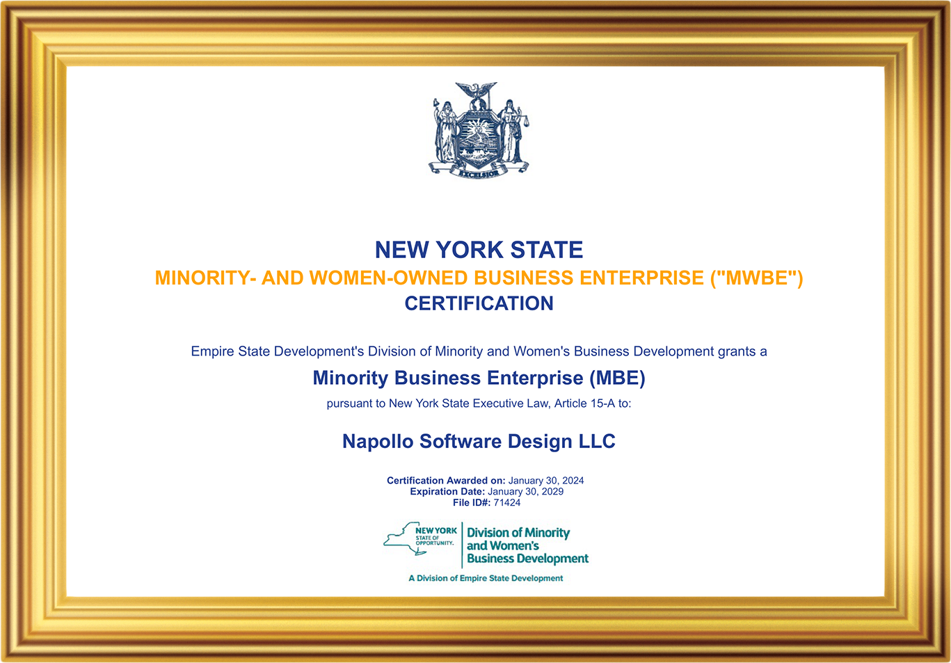 Certificate Frame (1) Certificate Frame 1